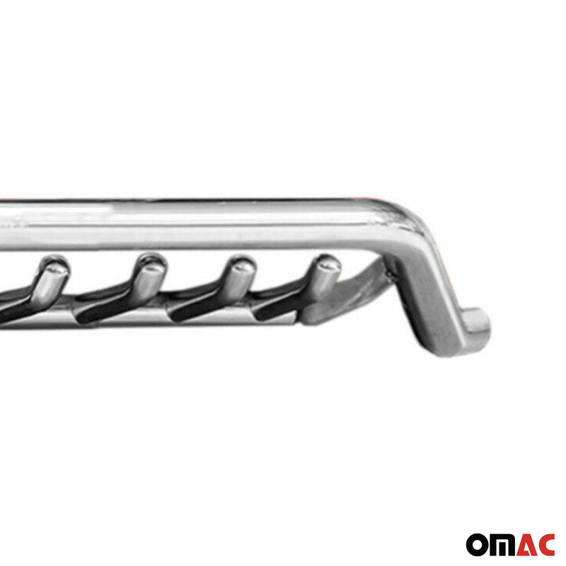 Barra di protezione anteriore per Ford Kuga 2012-2017 con ABE in acciaio argento 