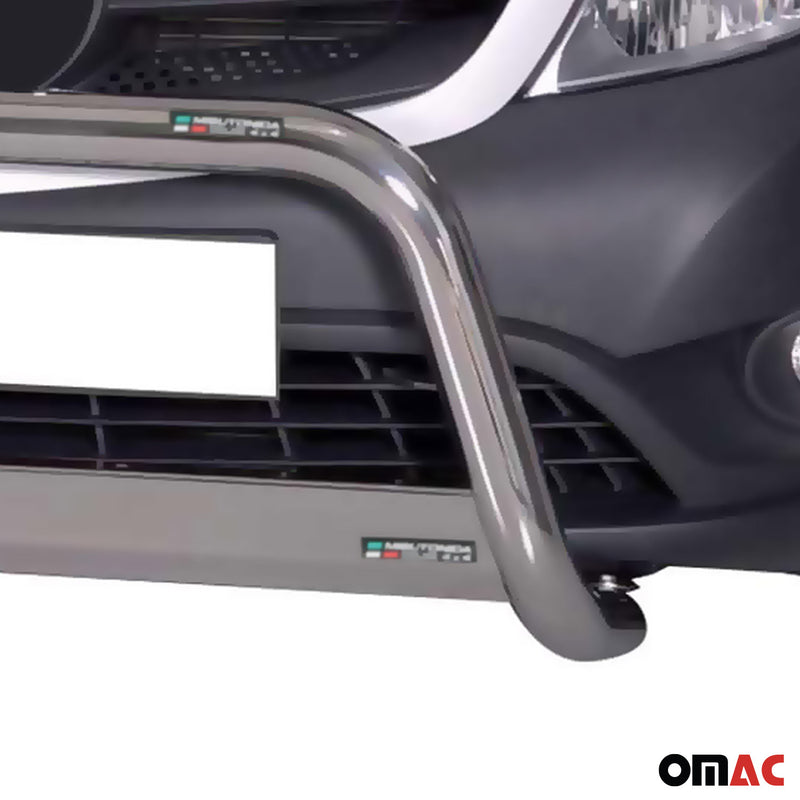 Protezione anteriore per Mercedes Citan 2012-2020 ø63mm acciaio argento 