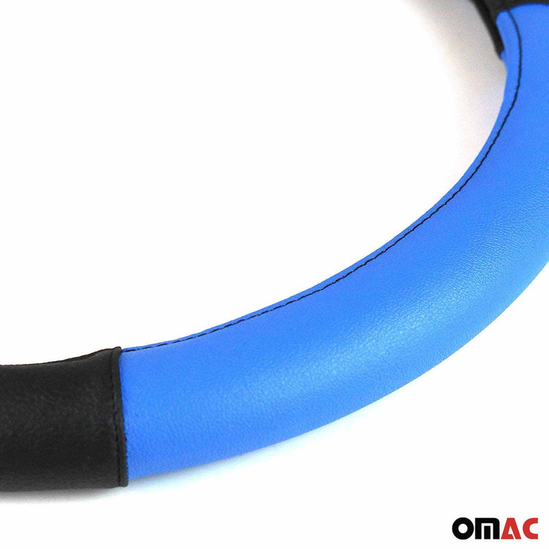 Coprivolante, protezione per volante, coprivolante blu-nero Ø 38-40 cm