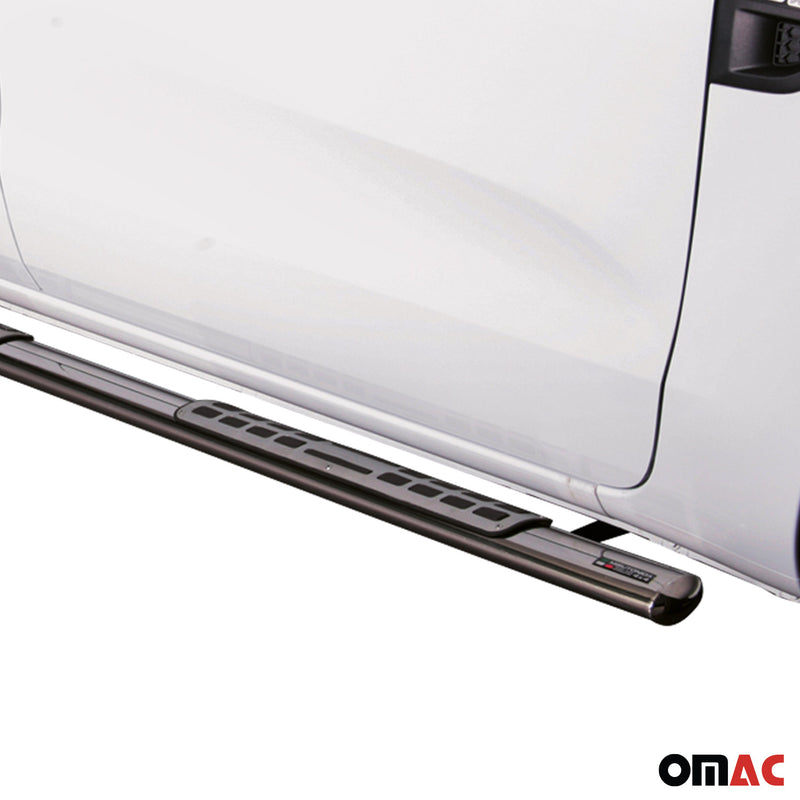 Minigonne laterali in acciaio per Ford Ranger Single Cab 2012-2025 Grigio