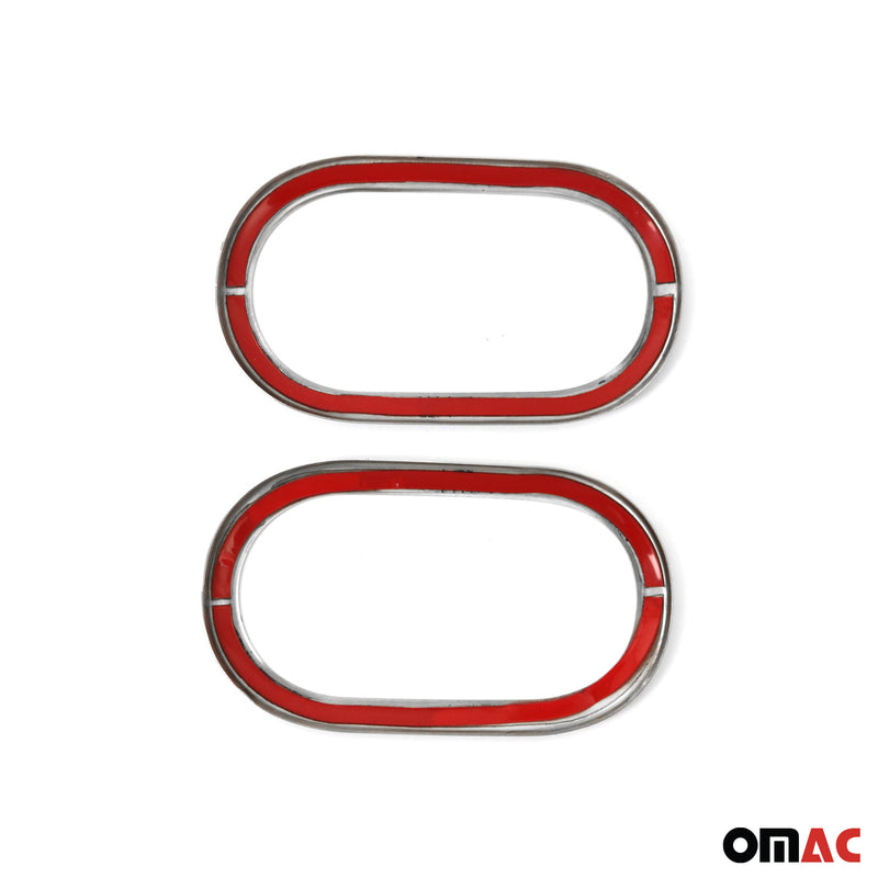 Copri maniglia porta, copri maniglia porta per Smart ForTwo 2015-2021, acciaio inossidabile, argento, 2 pezzi 