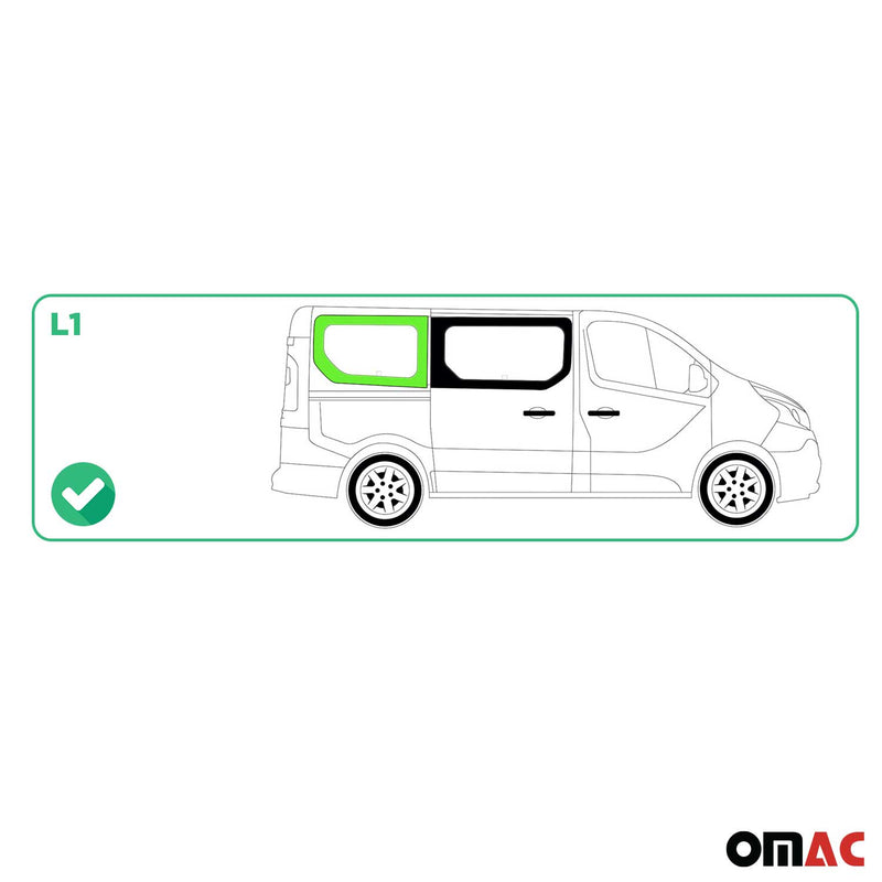Finestrino laterale per Fiat Talento 2016-2020 porta scorrevole destra L1