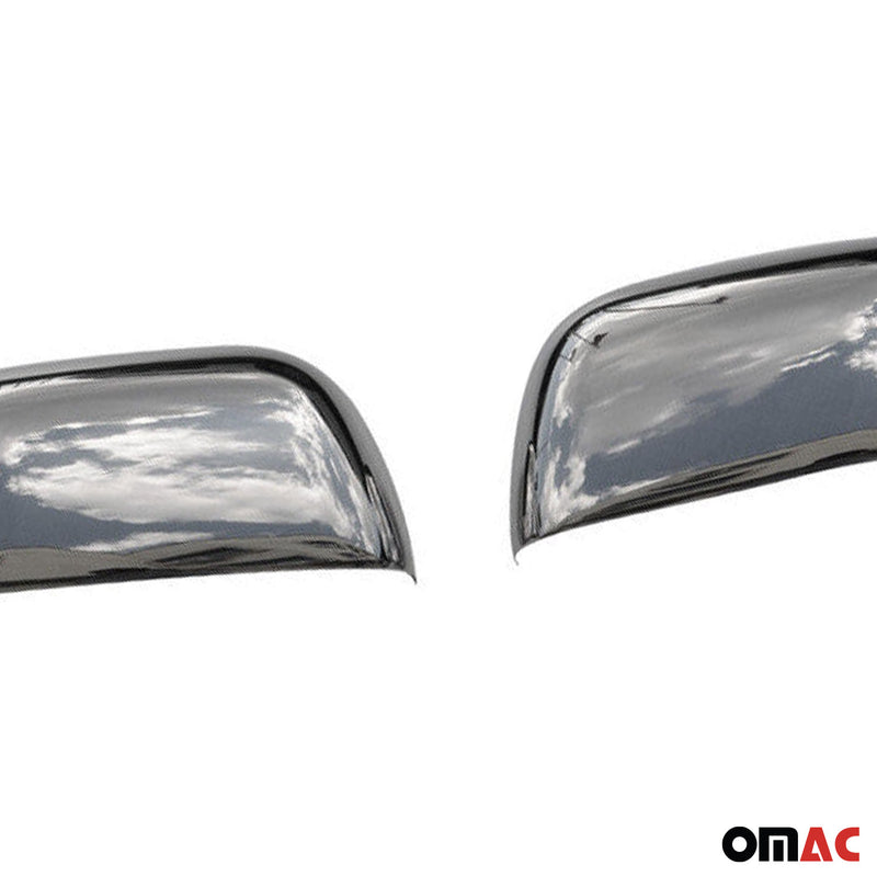 Calotte specchietti retrovisori per Dacia Dokker in acciaio inox argento 2 pezzi 