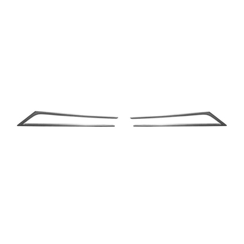 Strisce griglia per Hyundai i20 2014-2020 in acciaio inox argento 2 pezzi