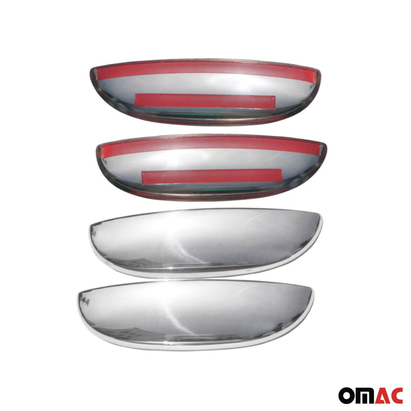 Copri maniglia porta, copri maniglia porta per Fiat Palio 1996-2000 4 porte in acciaio inox argento 4x