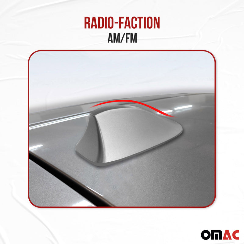 Dachantenne Autoantenne AM/FM Autoradio Shark Antenne Haifischflosse Dunkel Grau