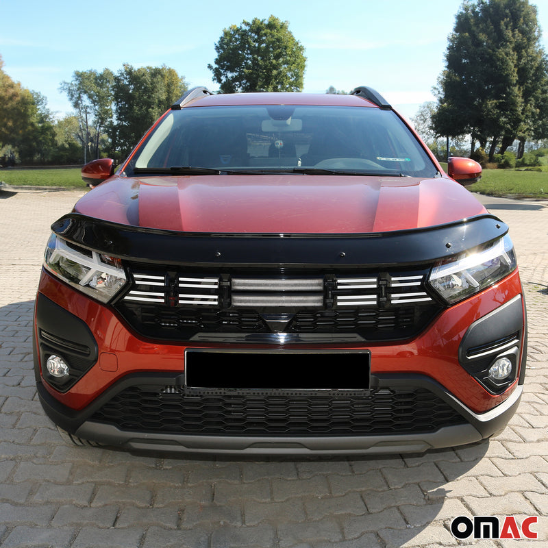 Deflettore cofano zanzariera per Dacia Jogger 2022-2025 ABS Nero