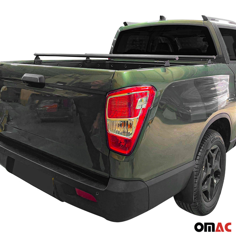 Dachträger Ladeflächenträger Querträger für Fiat Fullback 2016-2020 Alu Schwarz