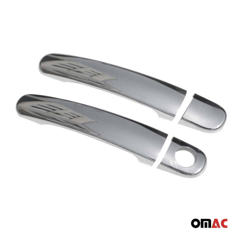 Copri maniglia porta, copri maniglia porta per Seat Leon 1998-2012 2 porte in acciaio inox argento 4x 