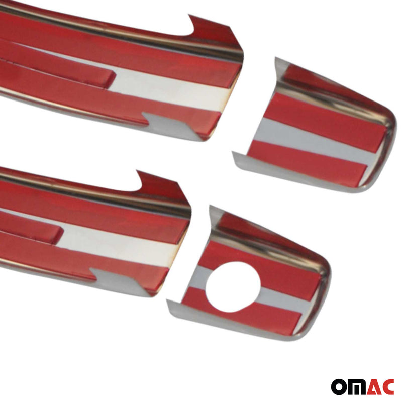 Copri-maniglia per porta per Chevrolet Cruze 2008-2016 in acciaio inox cromato, 2 porte, 4 pezzi 