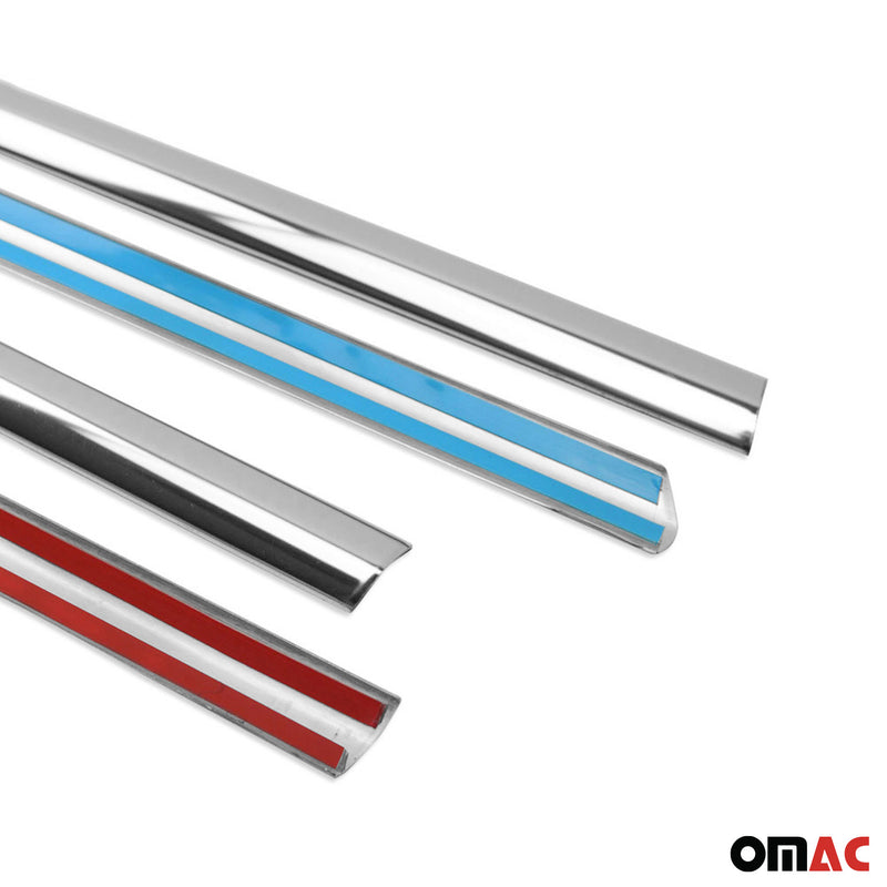 Listelli decorativi per finestrini Opel Astra J 2009-2015 in acciaio inox cromato, 4 pezzi 