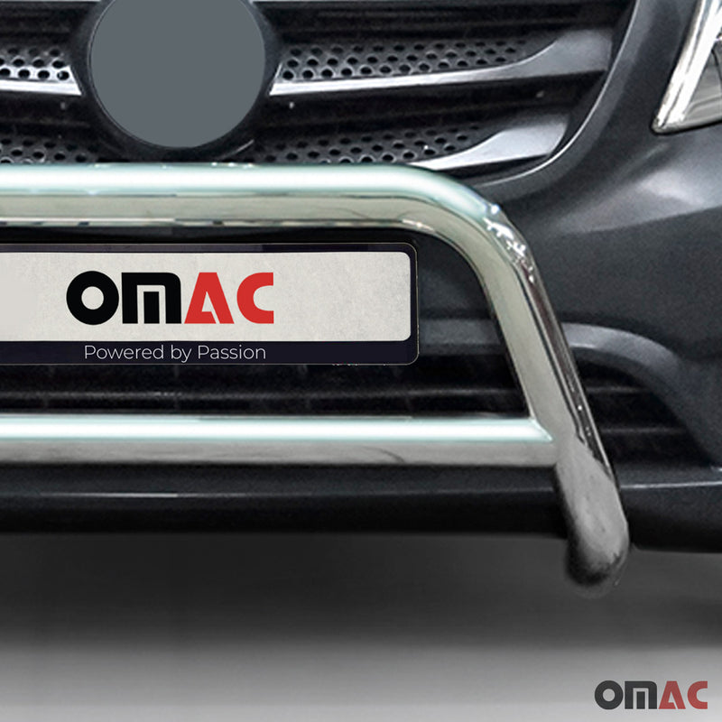 Protezione anteriore per Mercedes Vito W447 2014-2025 ABE acciaio argento 