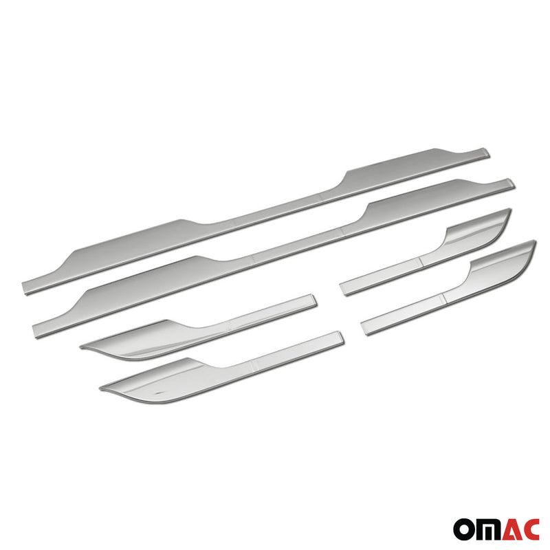 Striscia di protezione per porta laterale per Dacia Duster 2018-2021 in acciaio inox cromato 6x 