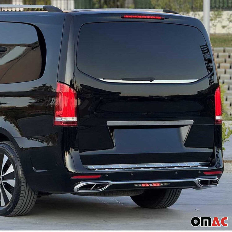 Modanatura posteriore del bagagliaio per Mercedes Vito W447 2014-2025 in acciaio inox cromato