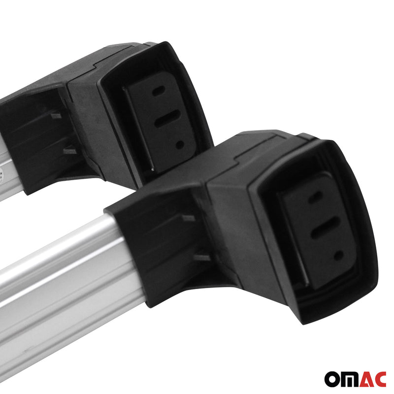 Portapacchi da tetto per VW T7 Multivan 2022-2025 Alluminio Argento 2 pezzi
