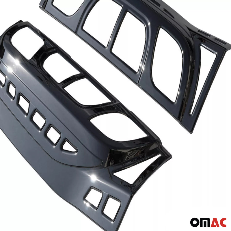 Fiat Fiorino III 2008-2022 cover fanale posteriore fanale posteriore cromato scuro ABS 2x