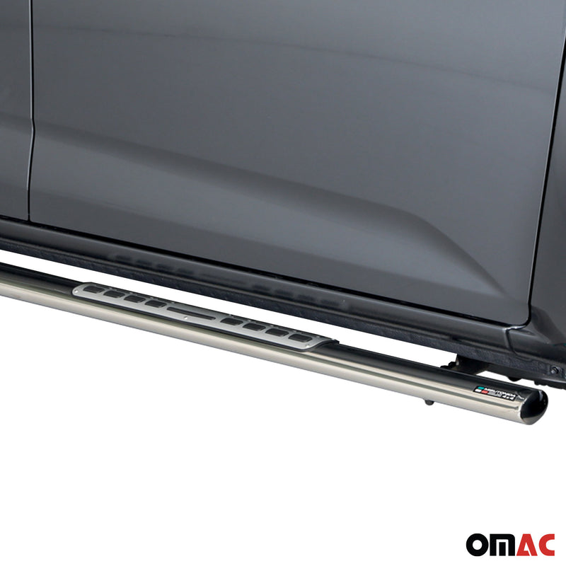Minigonne laterali in acciaio per Isuzu D-Max Double Cab 2020-2025 Grigio