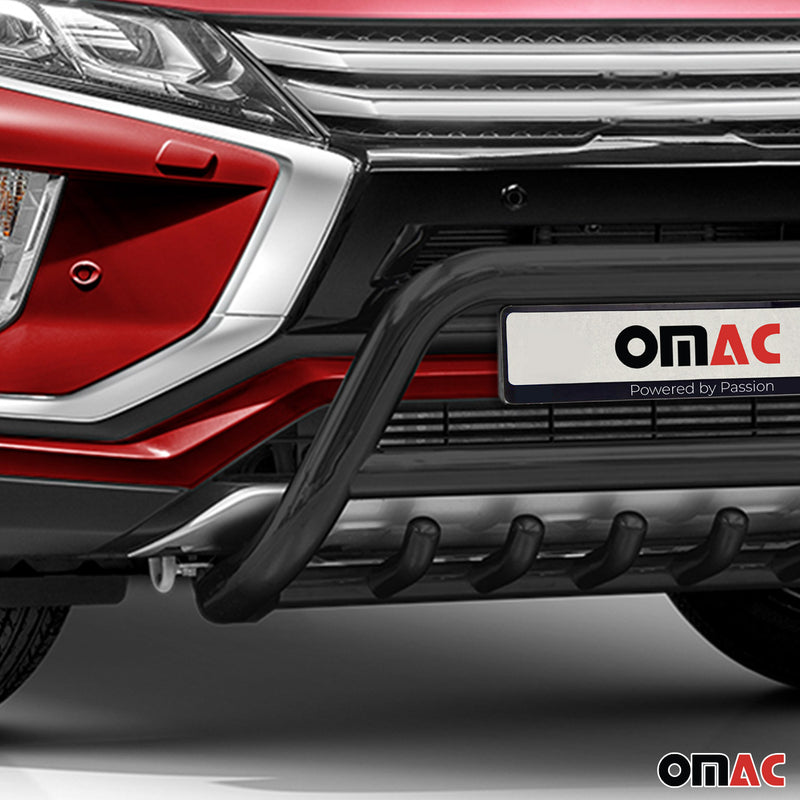Barra di protezione anteriore per Mitsubishi Eclipse Cross 2017-2022 ABE Nero 