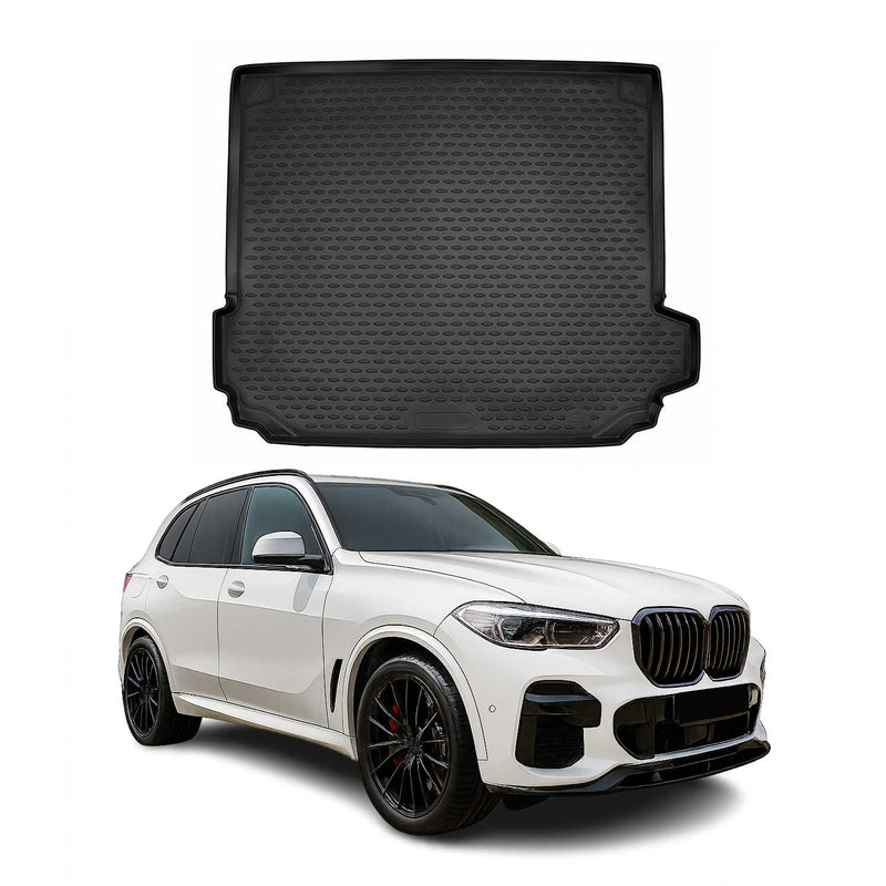 Tappetino per bagagliaio per BMW X5 G05 2018-2025 in gomma TPE nero