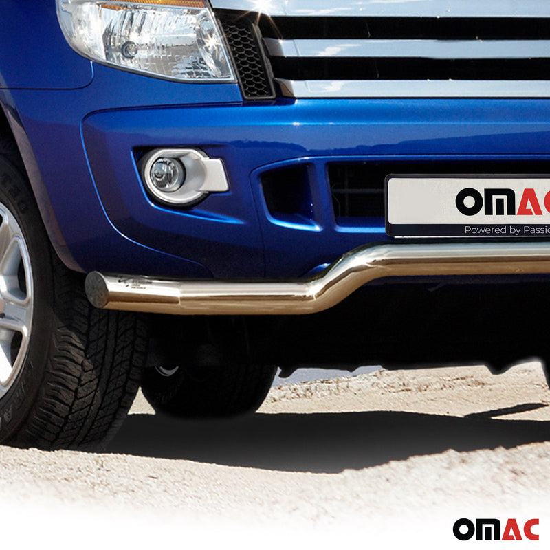 Frontbügel Frontschutzbügel Schutz für Ford Ranger 2007-2012 Stahl ABE Silber