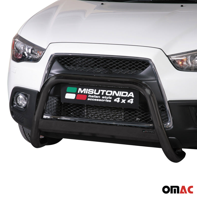 Protezione anteriore per Mitsubishi ASX 2010-2012 ø63mm acciaio nero