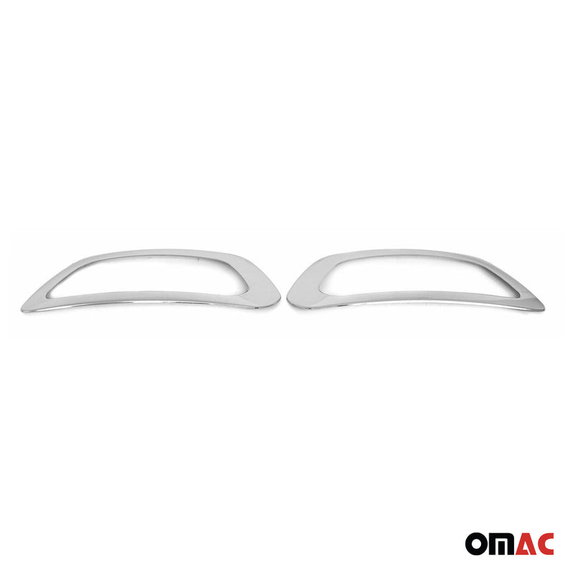 Cornice per fendinebbia per Ford Transit 2019-2025 in acciaio inox 2x 