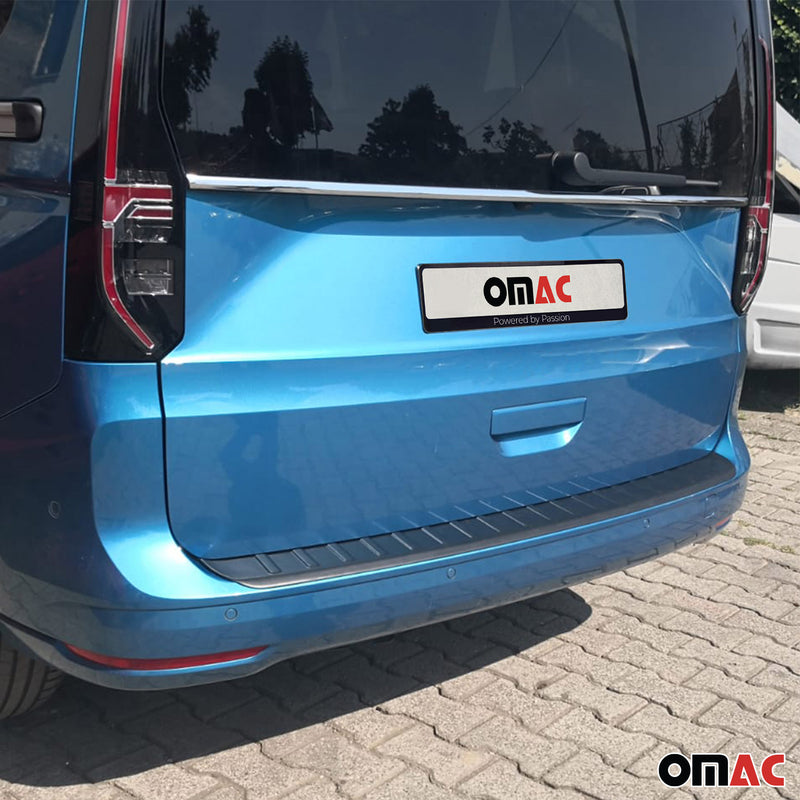 Protezione paraurti per soglia di carico per VW Caddy 2021-2023, ABS nero opaco, 1 pezzo