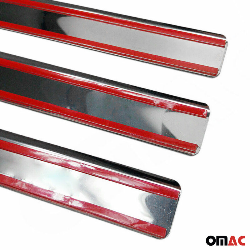 Soglie porte per Peugeot Partner Tepee 2008-2018 in acciaio inox 4x