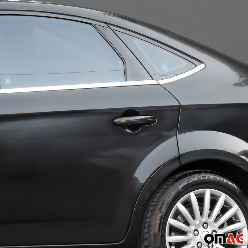 Strisce decorative per finestrini per Ford Mondeo mk4 Limo Turnier 2007-14 Cromate 6 pezzi