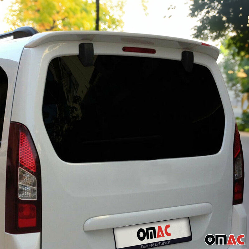Spoiler posteriore spoiler tetto labbro posteriore per Peugeot Rifter 2019-2024 ABS verniciato bianco 