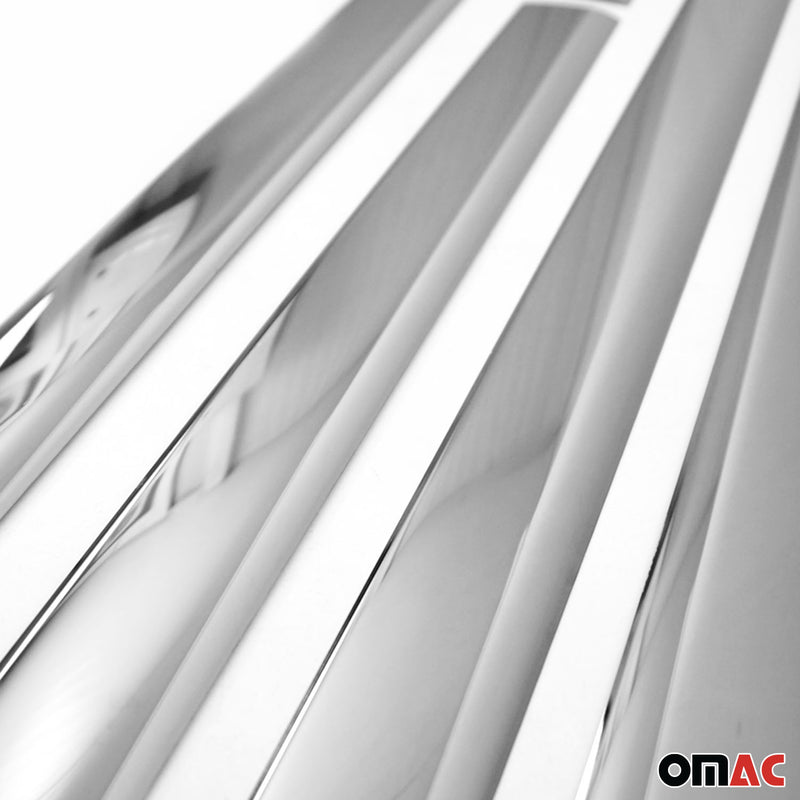 Protezione per porta laterale con striscia in acciaio inox scuro per VW Multivan T5 2003-2015 L1 5 pezzi