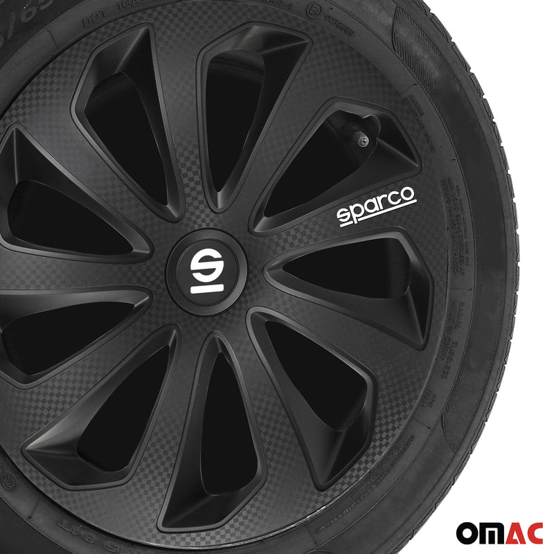 Coprimozzi Sparco 16 pollici Sicilia Nero Carbonio 4 pezzi