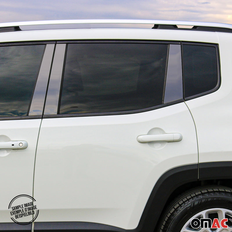 Rivestimento del montante della porta del montante B per Land Rover Freelander 2006-2014 cromato 6x