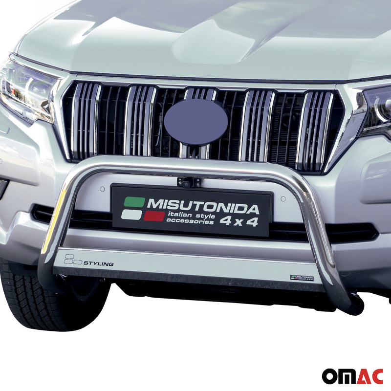 Barra di protezione anteriore per Toyota Land Cruiser Prado J150 2018-2025 ø63 acciaio 