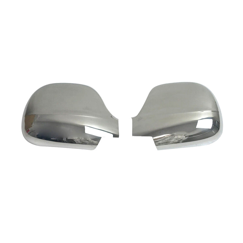 Calotte specchietti retrovisori per Mercedes Vito W639 2003-2010 in acciaio inox argento