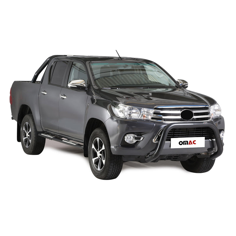 Protezione anteriore per Toyota Hilux 2016-2018 ø76mm acciaio nero