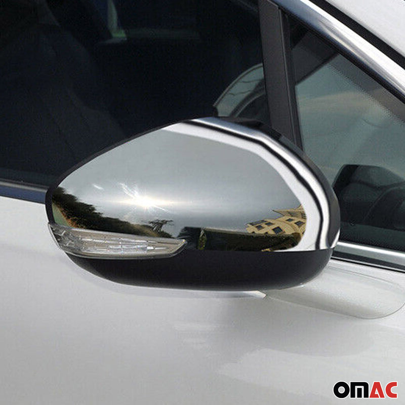 Calotte specchietti retrovisori per Citroen C4 Grand Picasso 2013-2018 in acciaio inox