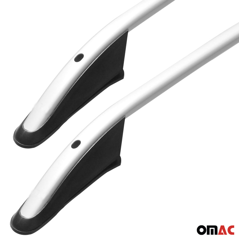Barre trasversali in alluminio per Peugeot Partner Citroen Berlingo Grigio Corto
