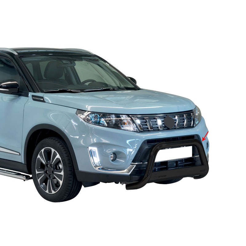 Barra di protezione anteriore per Suzuki Vitara 2019-2025 ø63mm acciaio nero 