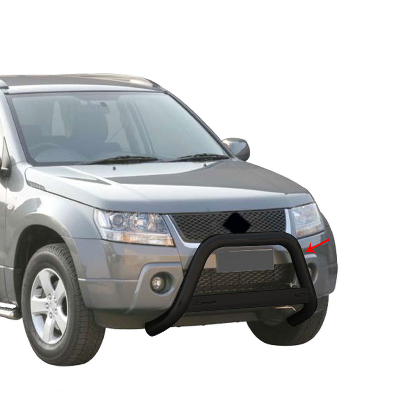 Protezione anteriore per Suzuki Grand Vitara 2005-2008 ø63 acciaio nero 