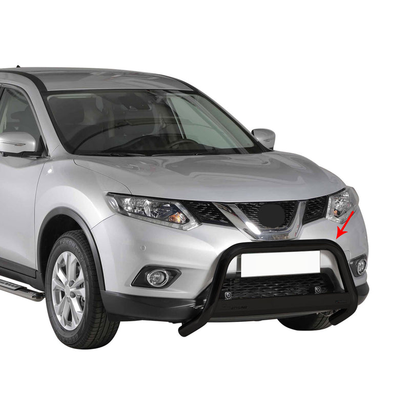 Protezione anteriore per Nissan X-Trail 2015-2017 ø63mm acciaio nero