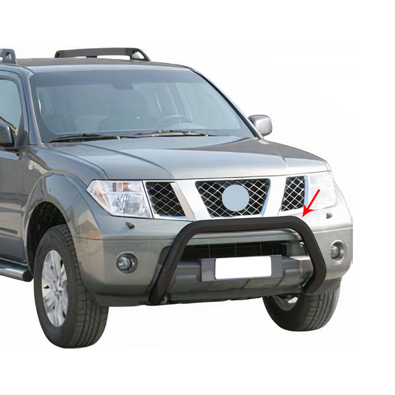 Protezione anteriore per Nissan Pathfinder 2005-2011 ø76mm acciaio nero