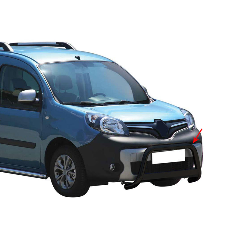 Barra di protezione anteriore per Renault Kangoo 2014-2021 ø63mm acciaio nero 