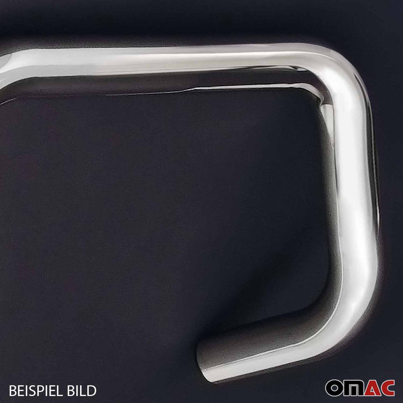 Barra di protezione anteriore per Mitsubishi Pajero 2015-2021 ø76mm acciaio argento