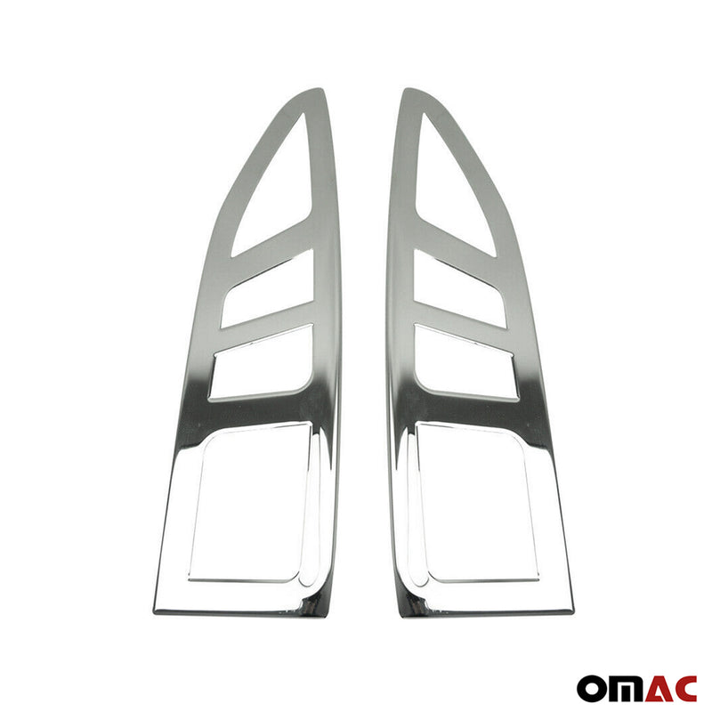 Strisce luci posteriori per Peugeot Partner Tepee 2008-2012 in acciaio inox, 2 pezzi 