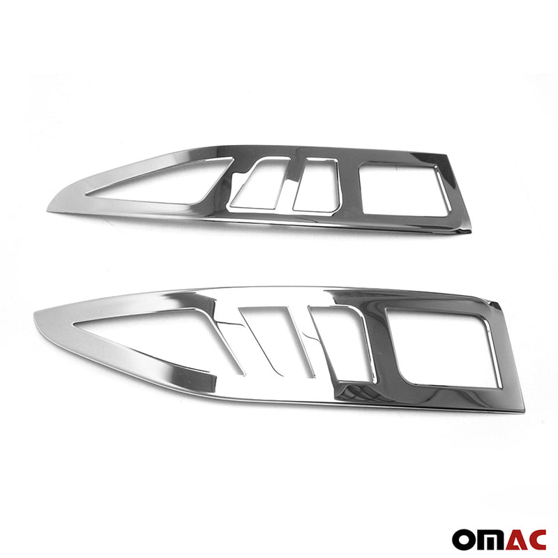 Strisce luci posteriori per Peugeot Partner Tepee 2008-2012 in acciaio inox, 2 pezzi 