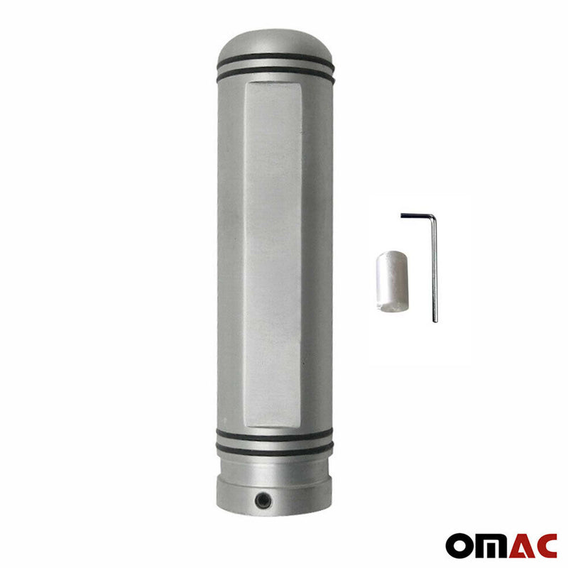 Leva freno a mano per Peugeot 206 1998-2012 alluminio argento 