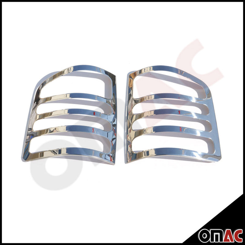 Strisce luci posteriori per VW Transporter T5 2003-2010 in acciaio inox, 2 pezzi 