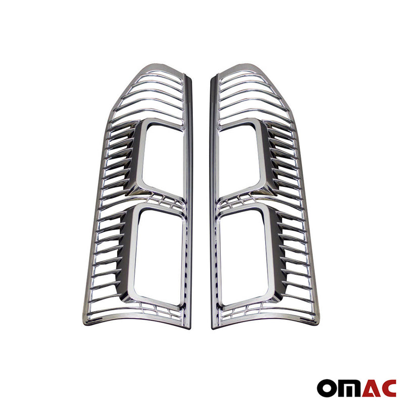 Strisce luci posteriori per Renault Trafic 2014-2021 cromate ABS argento 2 pezzi 