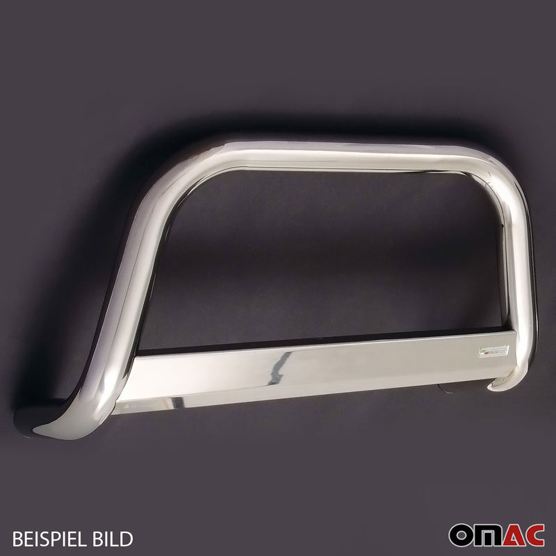 Barra di protezione anteriore per Renault Master 2019-2025 ø63mm acciaio argento 